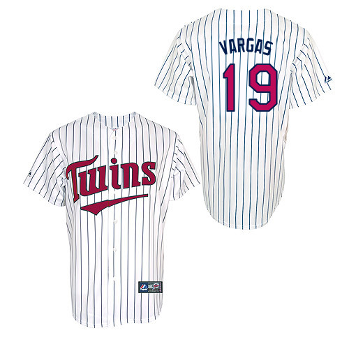 Kennys Vargas #19 MLB Jersey-Minnesota Twins Men's Authentic 2014 ALL Star Alternate 3 White Cool Base Baseball Jersey